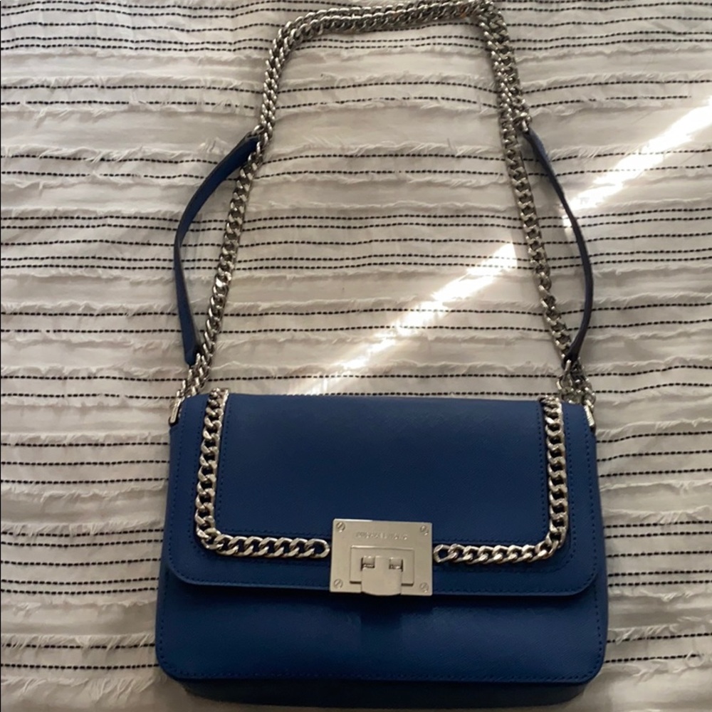 Cobalt Michael Kors Clutch